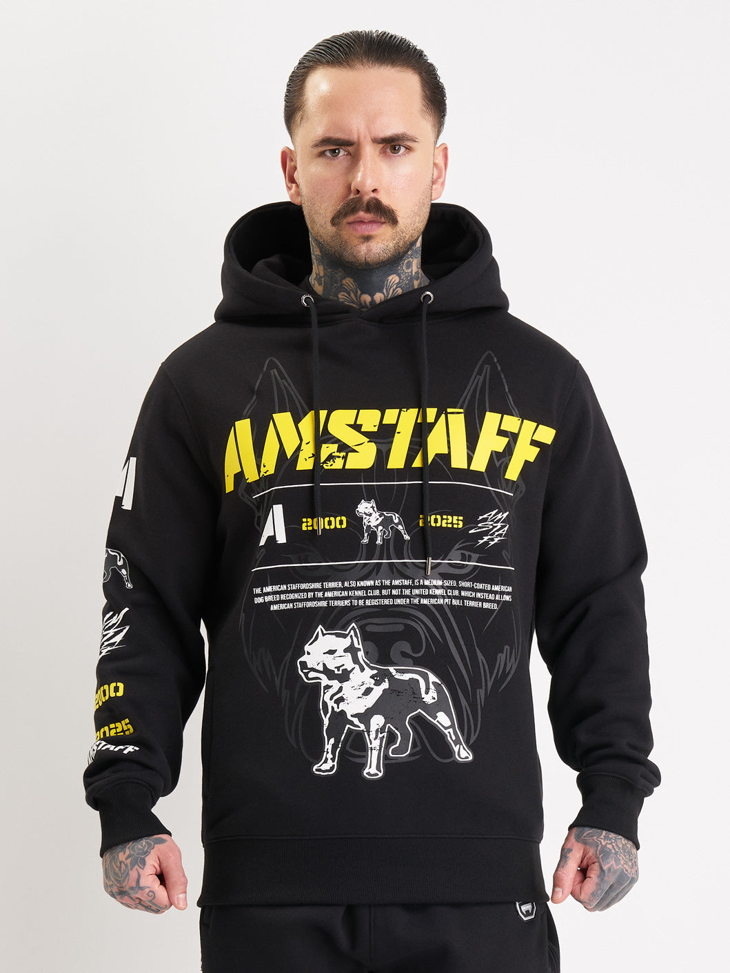 Amstaff Riven Hoodie Black