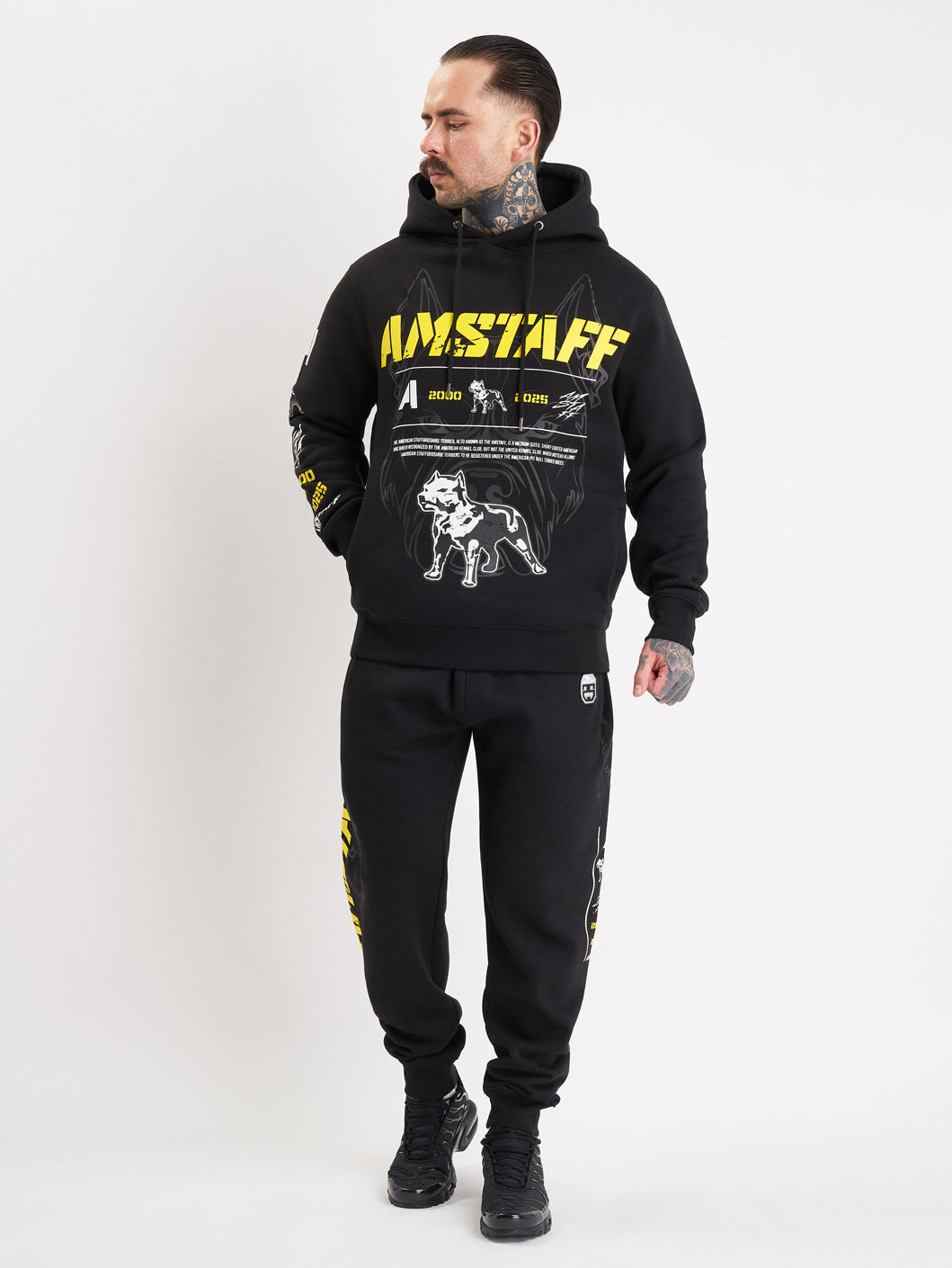Amstaff Riven Hoodie Black