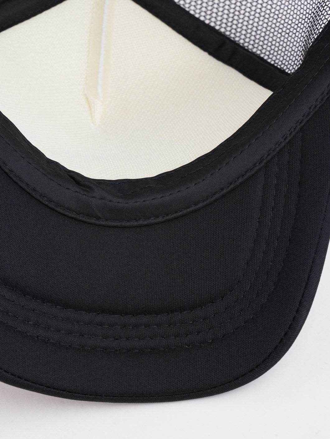 Amstaff Logo Mesh Cap Black White - Amstaff Wear