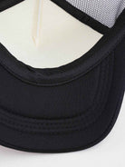Amstaff Logo Mesh Cap Black White - Amstaff Wear