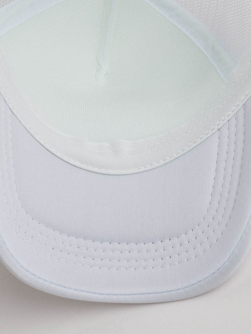 Amstaff Logo Mesh Cap White - Amstaff Wear