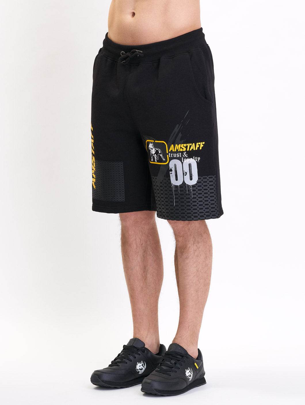 Amstaff Ranco Sweatshorts Black - Amstaff Wear