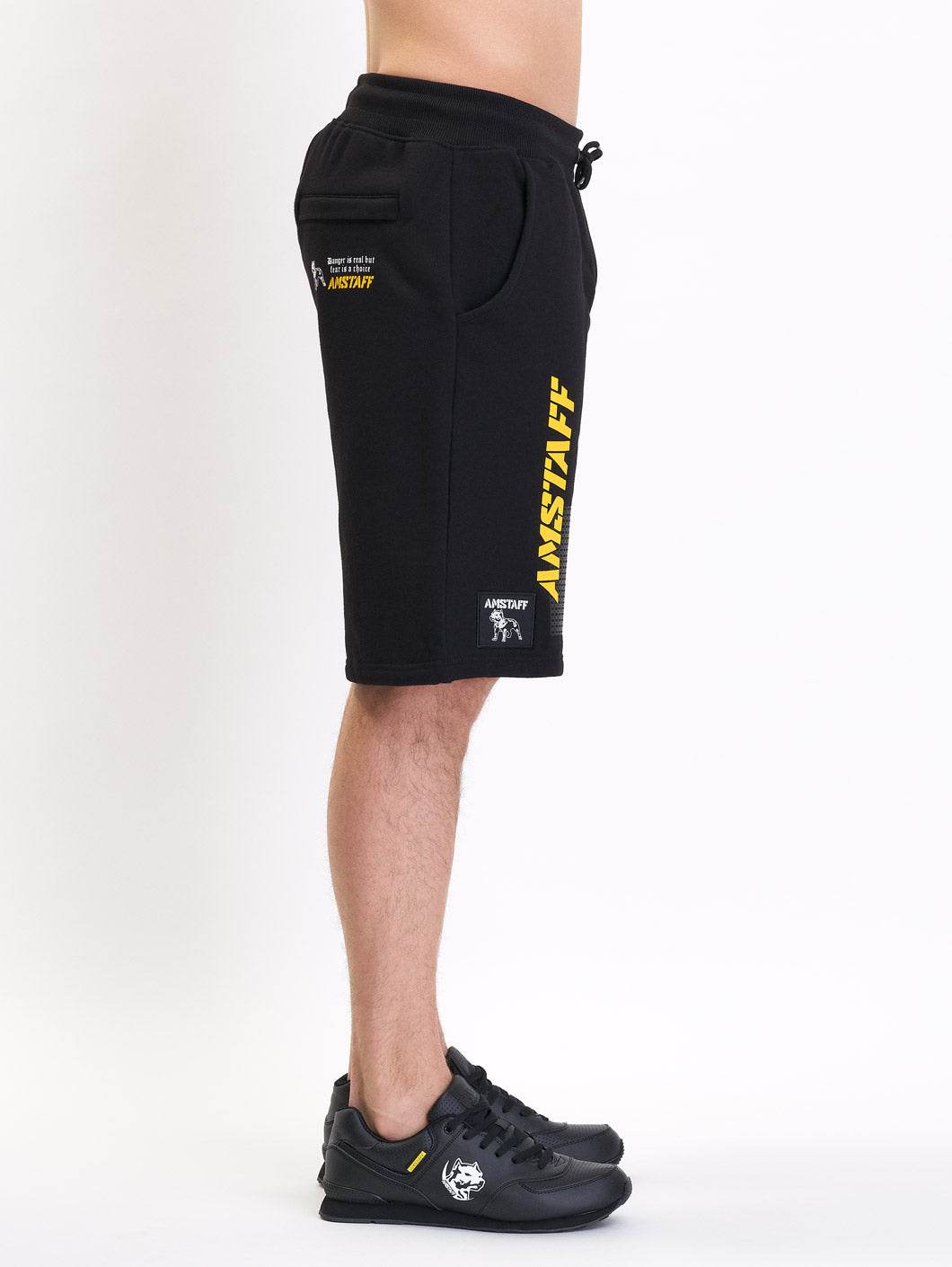 Amstaff Ranco Sweatshorts Black - Amstaff Wear