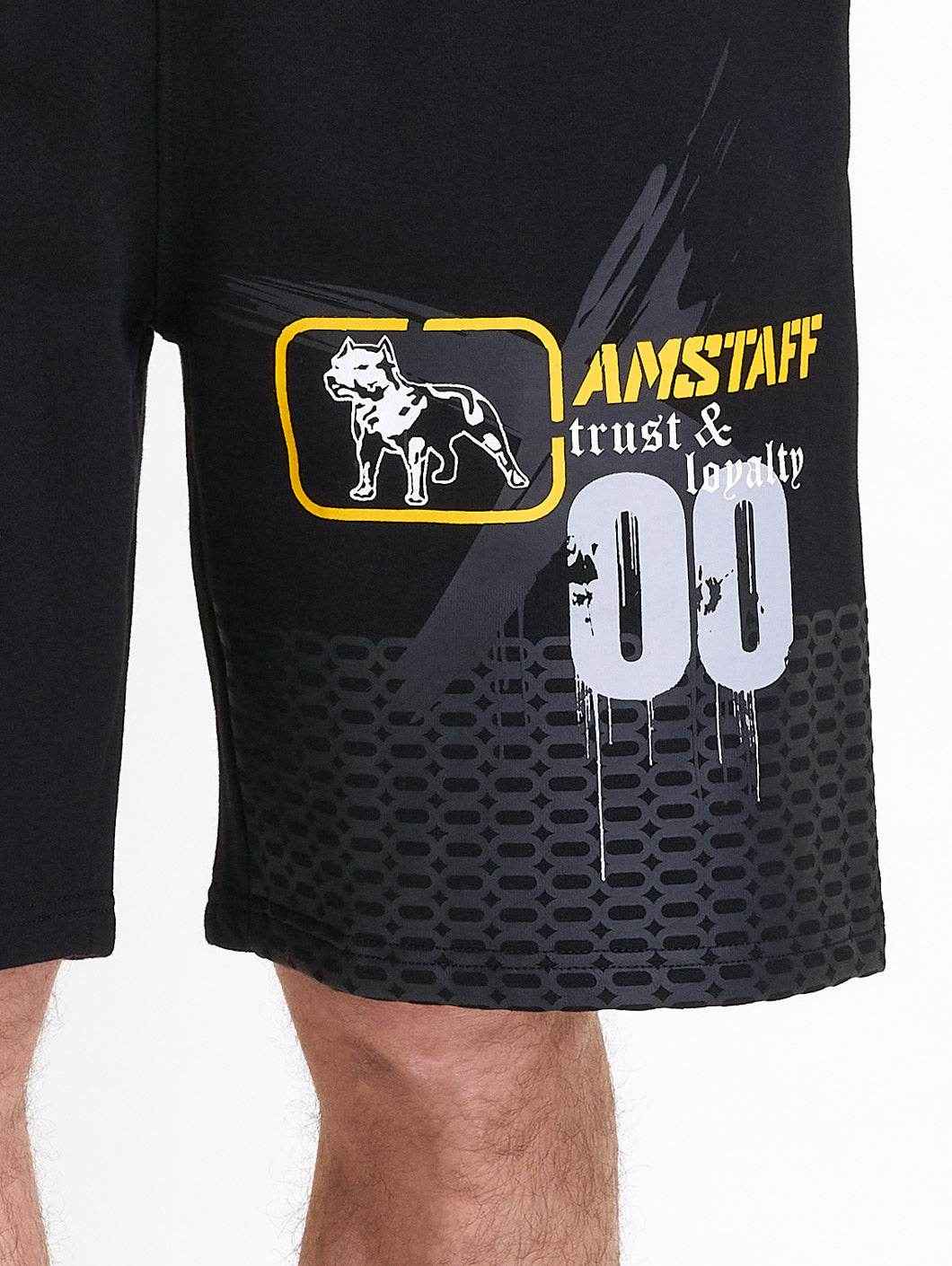Amstaff Ranco Sweatshorts Black - Amstaff Wear