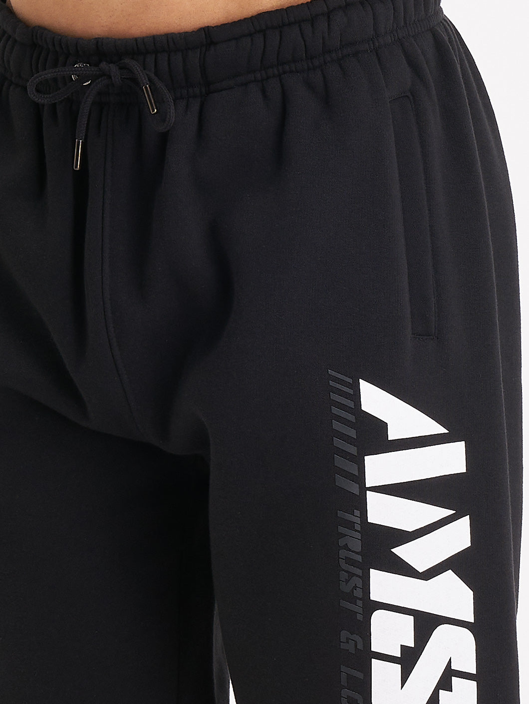 Amstaff Logo 2.0 Sweatpants Black White - Amstaff Wear