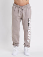 Amstaff Logo 2.0 Sweatpants Beige - Amstaff Wear