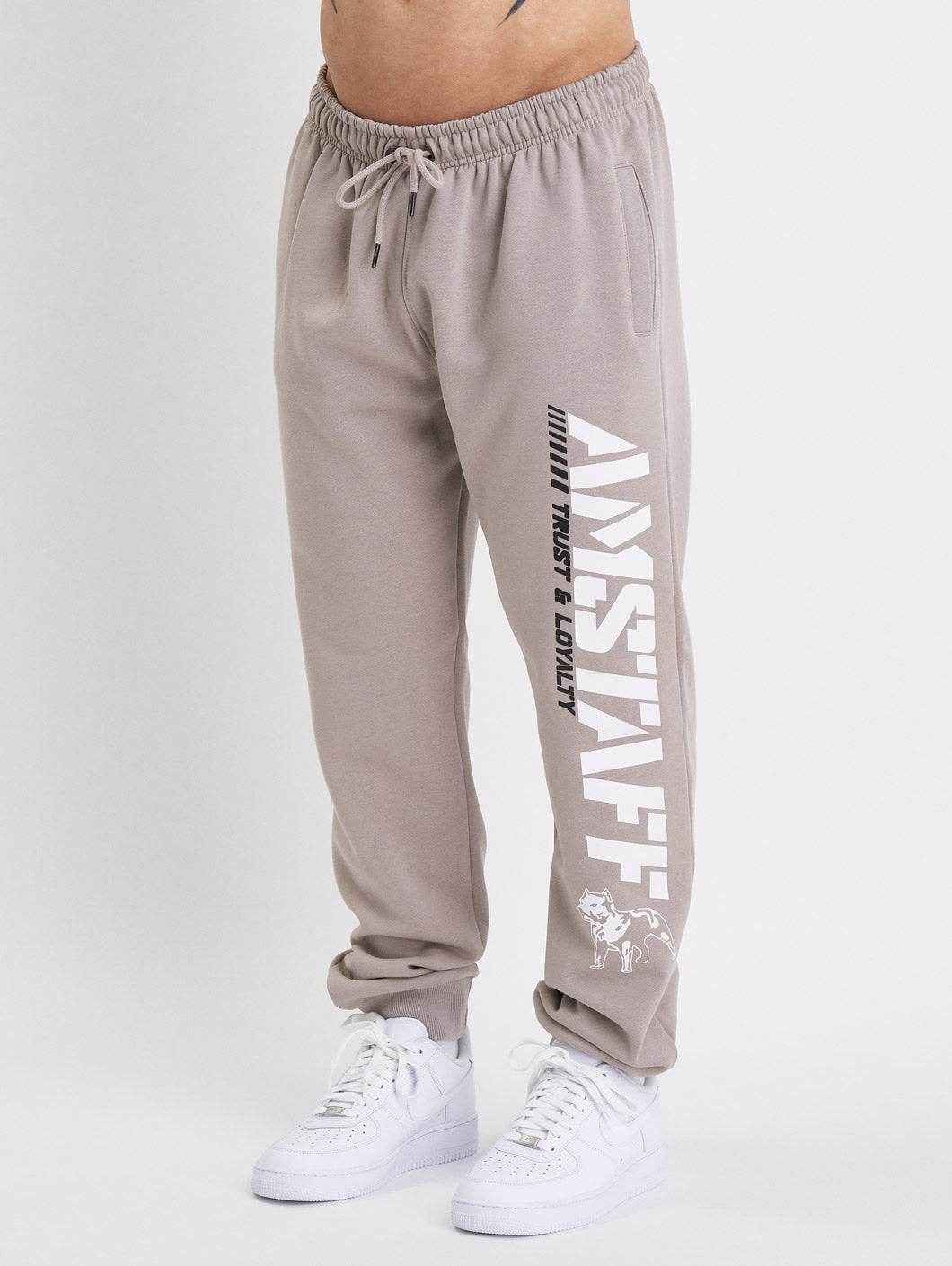 Amstaff Logo 2.0 Sweatpants Beige - Amstaff Wear