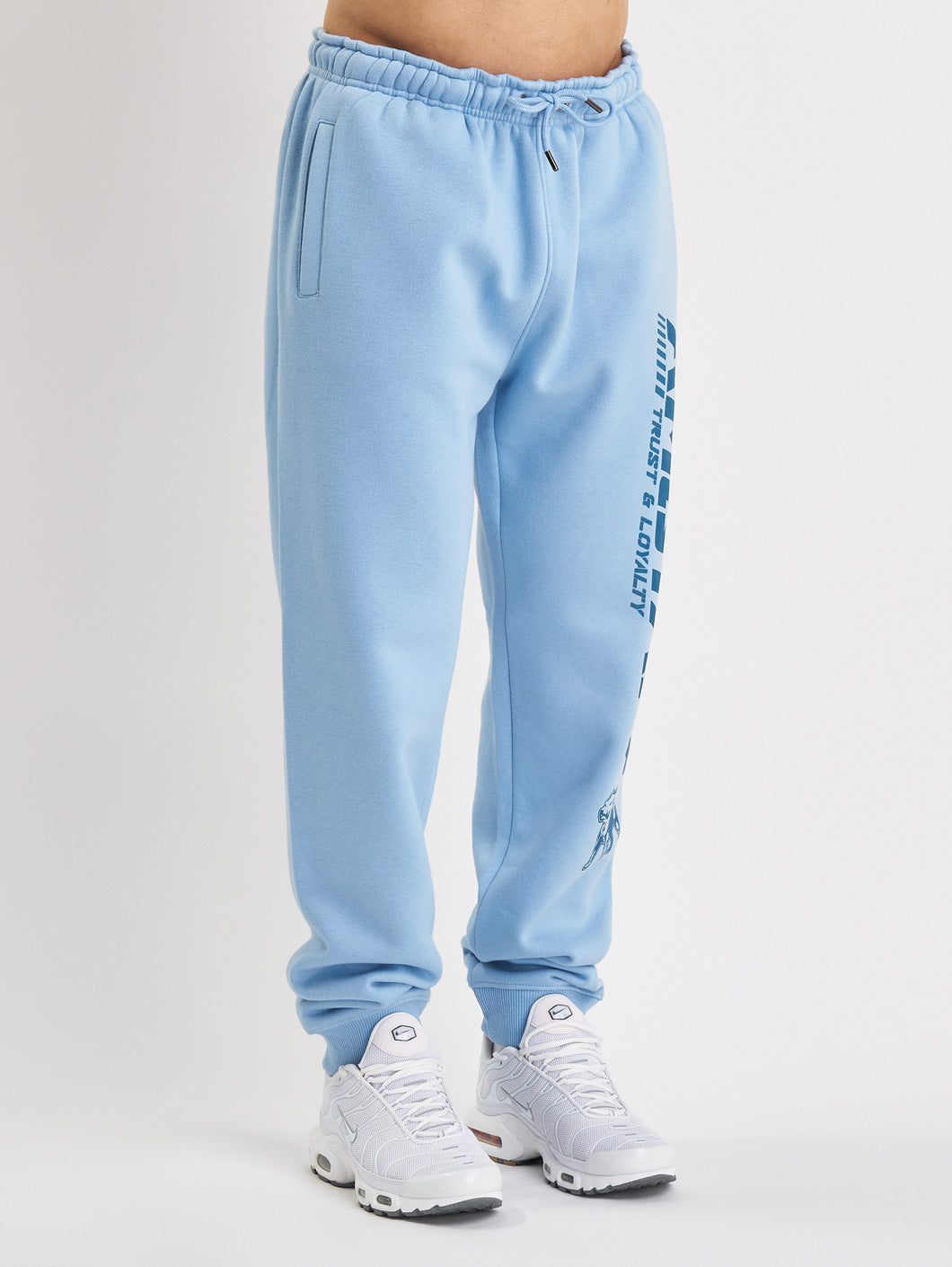 Amstaff Logo 2.0 Sweatpants Horizon Double Blue - Amstaff Wear