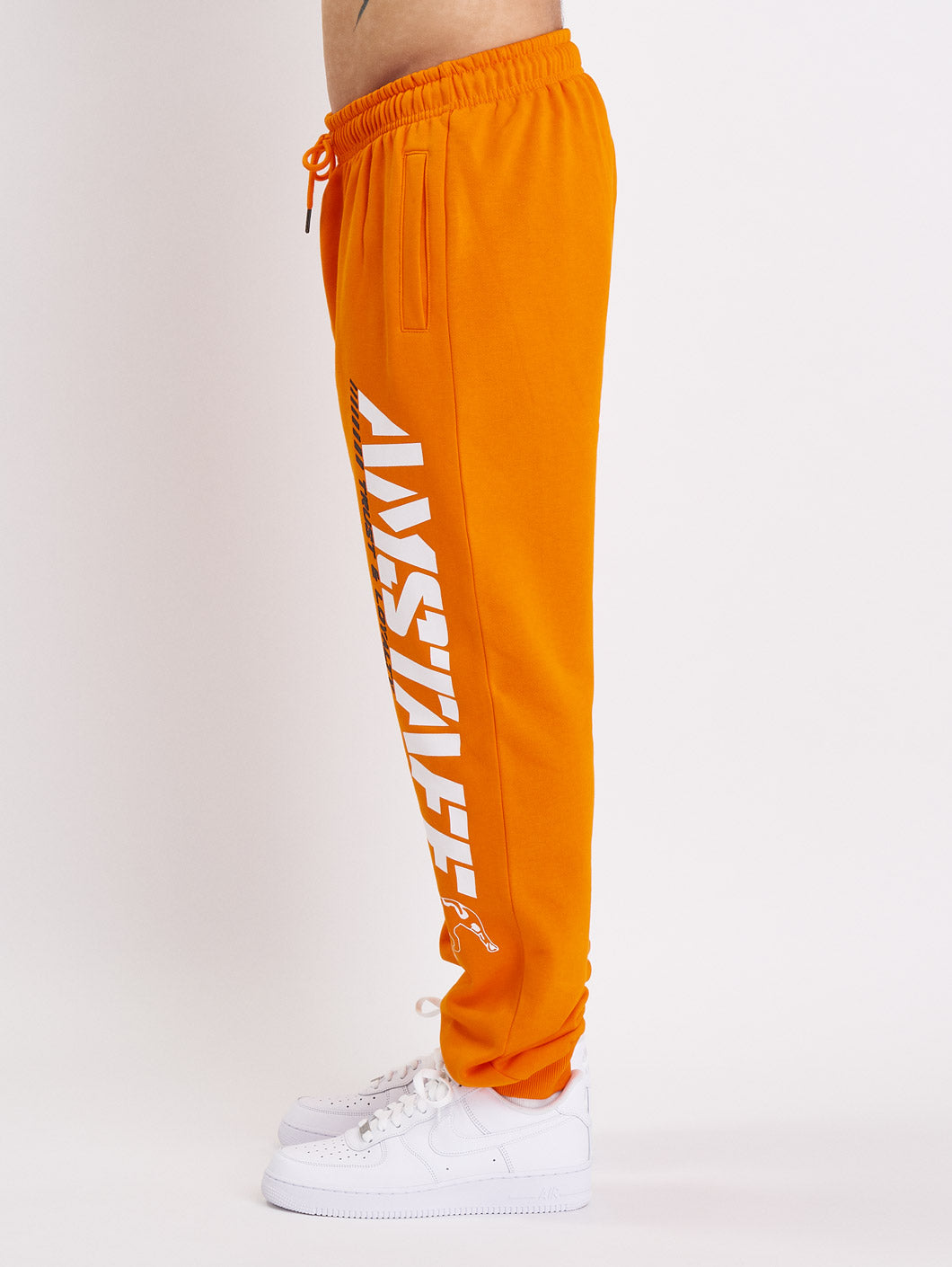 Amstaff Logo 2.0 Sweatpants Orange - Amstaff Wear