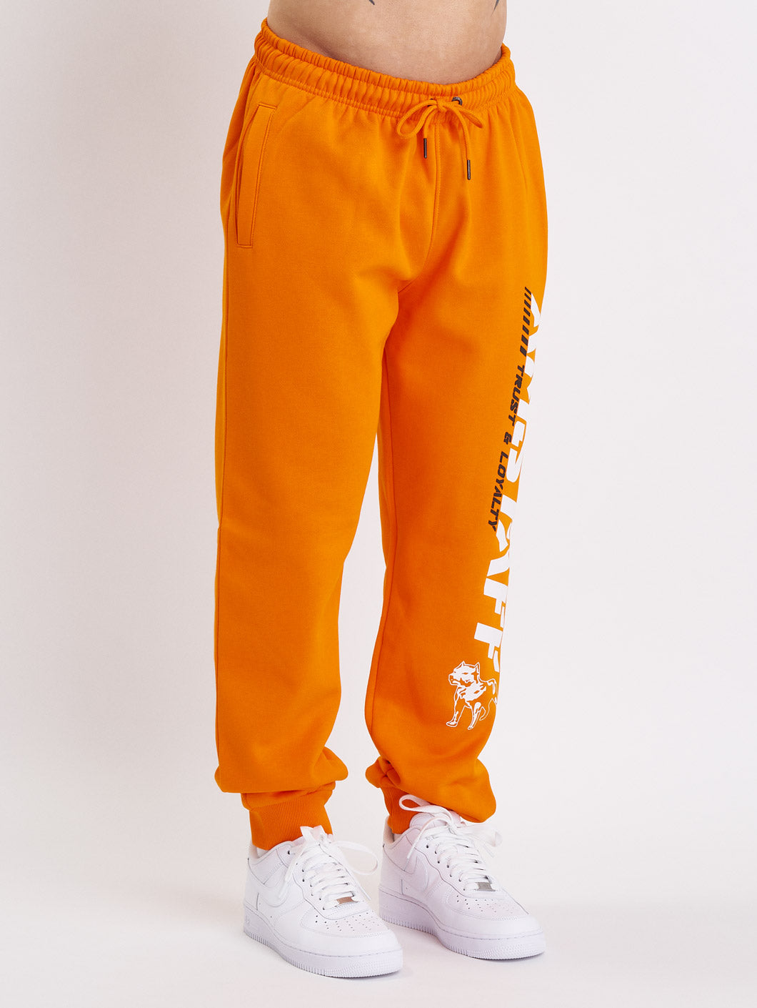 Amstaff Logo 2.0 Sweatpants Orange - Amstaff Wear