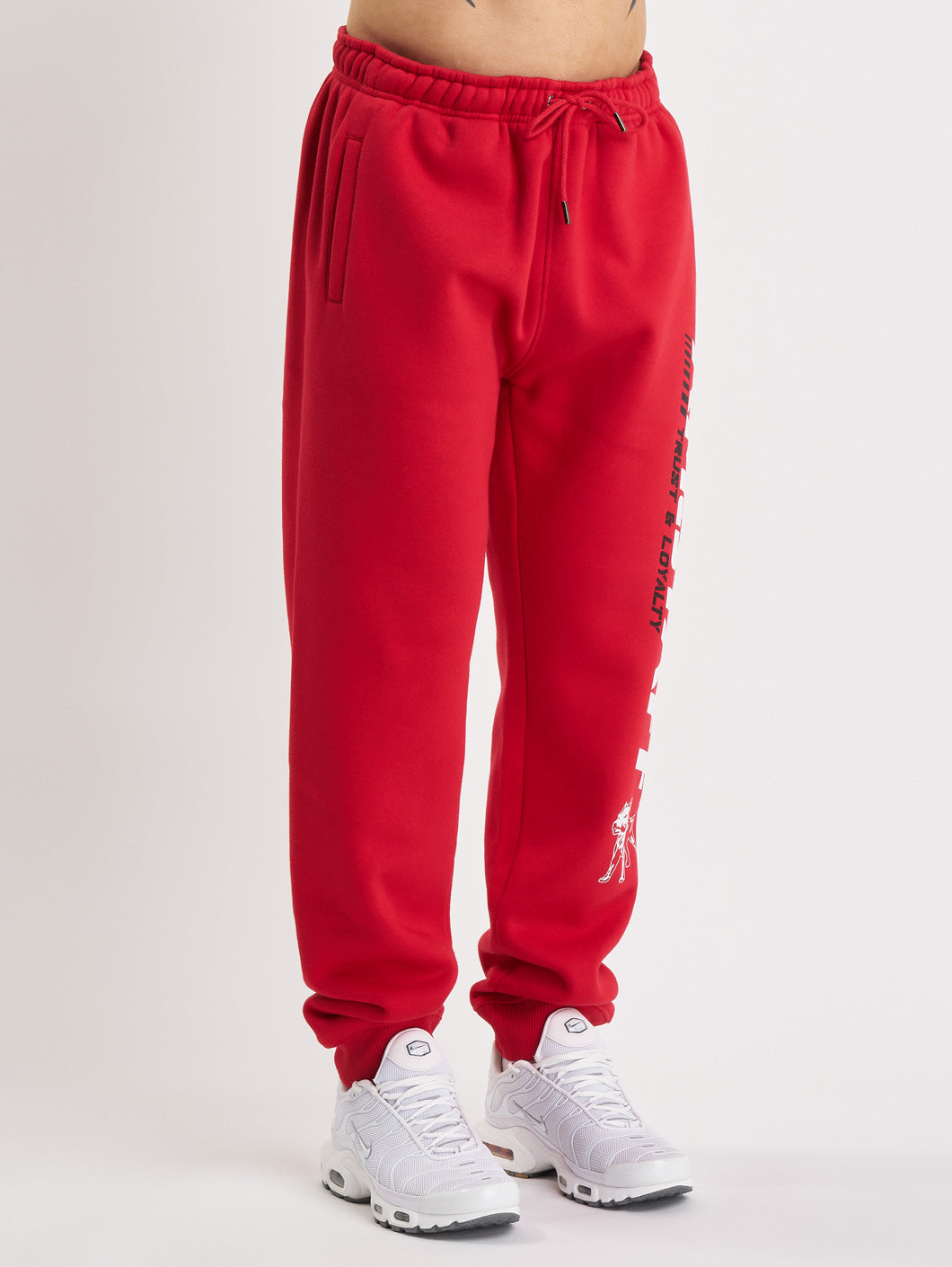 Amstaff Logo 2.0 Sweatpants Red - Amstaff Wear