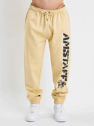 Amstaff Logo 2.0 Sweatpants Vanilla Cream - Amstaff Wear