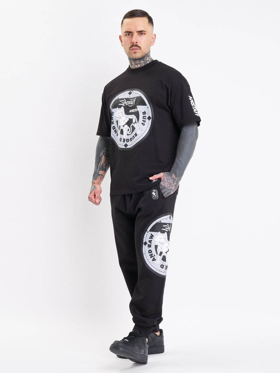 Amstaff Dyster Sweatpants Black - Amstaff Wear