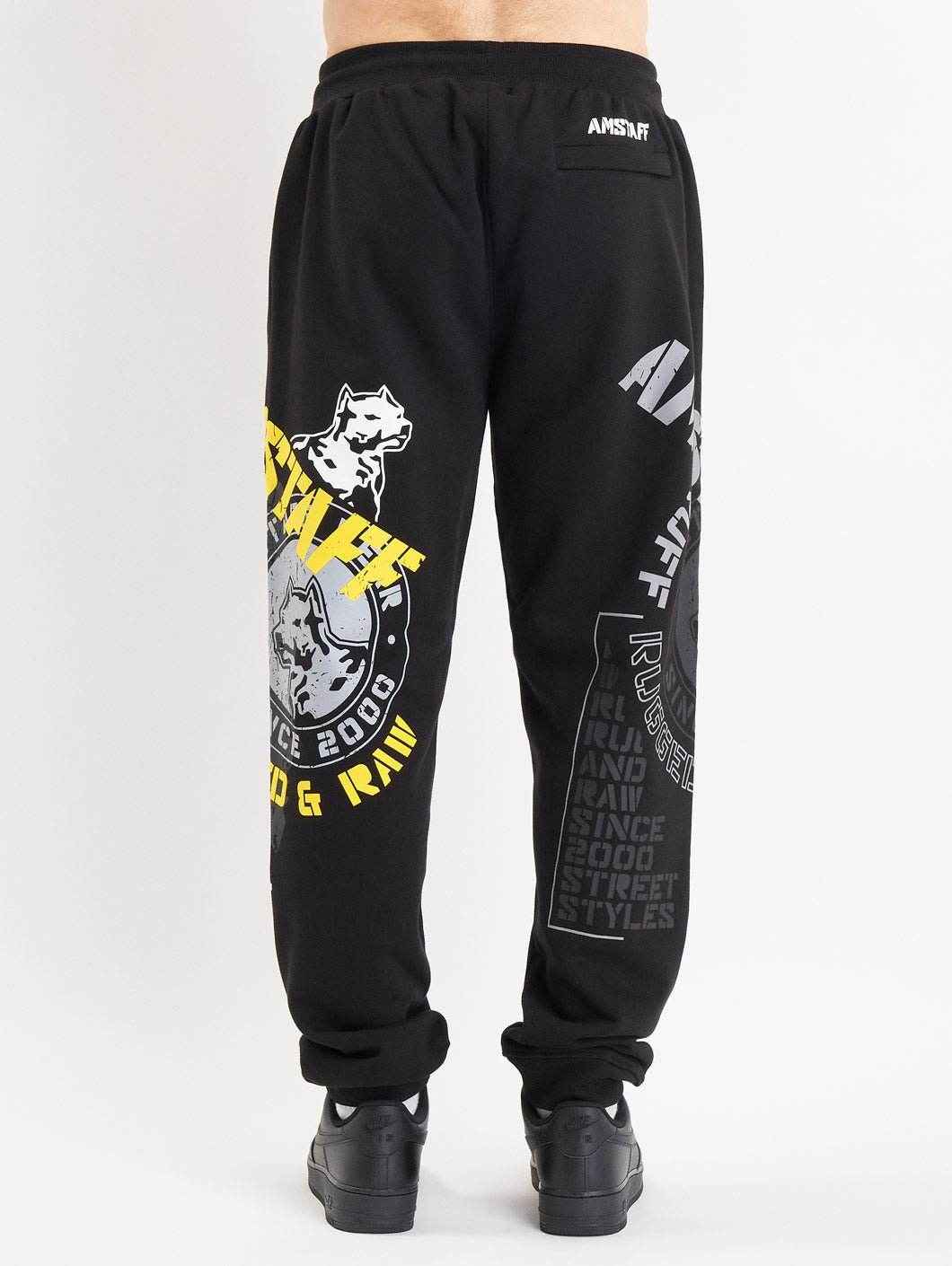 Amstaff Velar Sweatpants Black - Amstaff Wear