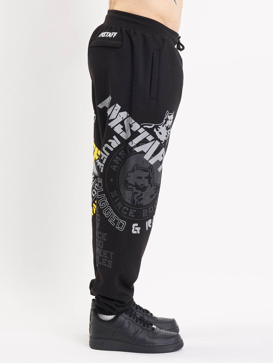 Amstaff Velar Sweatpants Black - Amstaff Wear