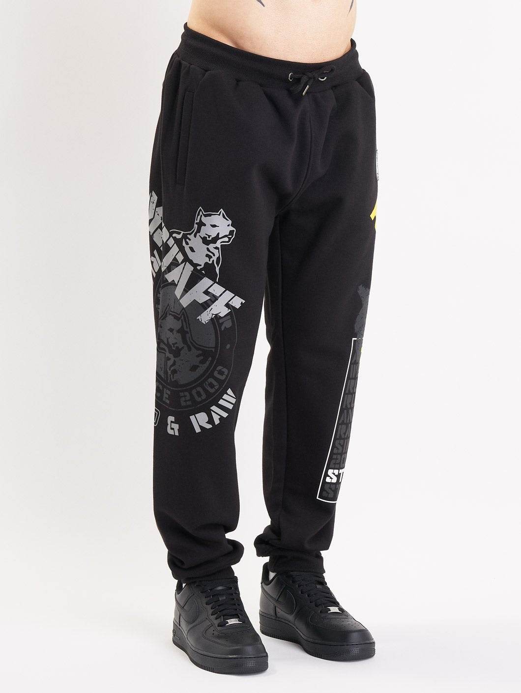 Amstaff Velar Sweatpants Black - Amstaff Wear