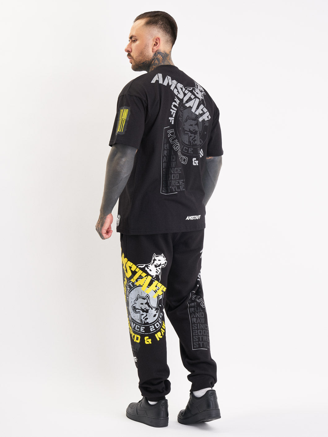Amstaff Velar Sweatpants Black - Amstaff Wear