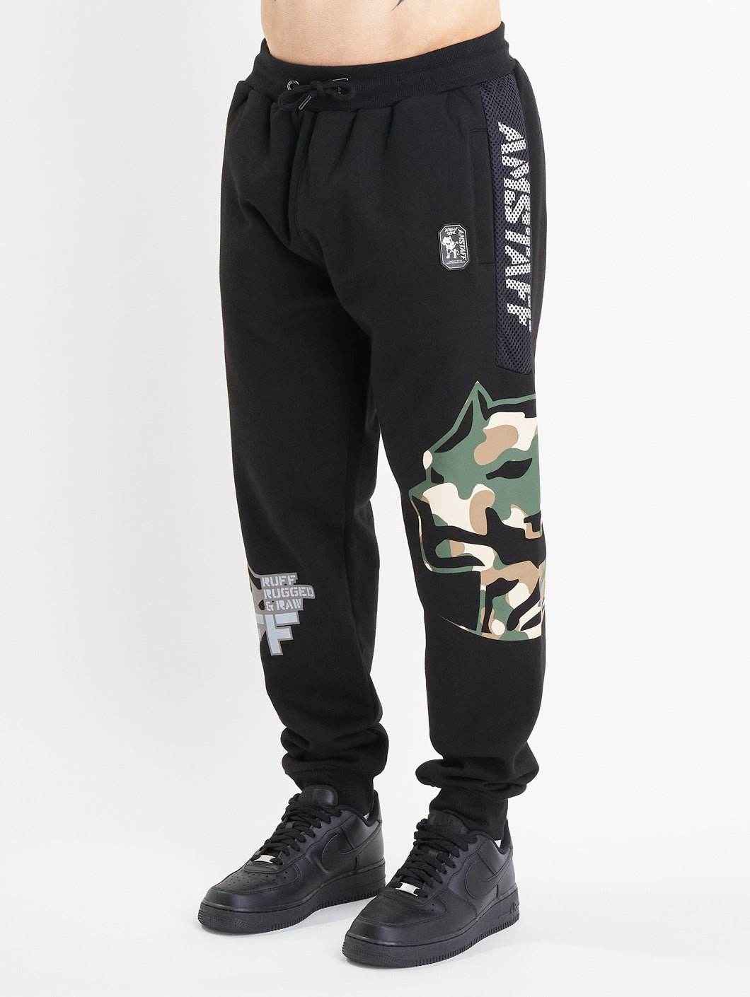 Amstaff Corven Sweatpants Black Camouflage - Amstaff Wear