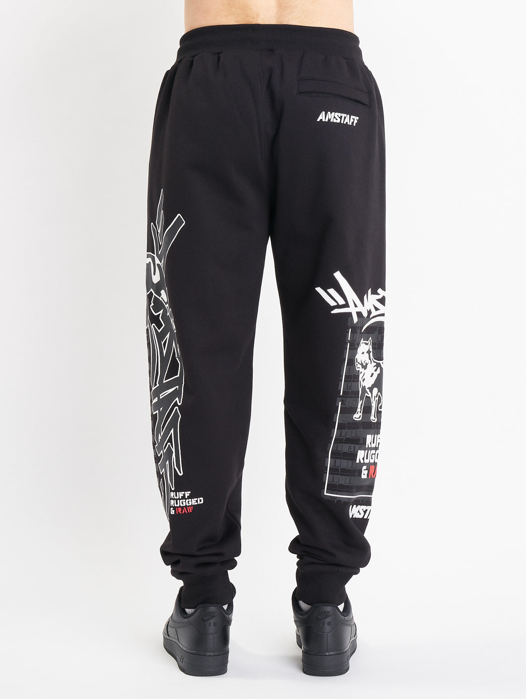 Amstaff Lucian Sweatpants Black - Amstaff Wear