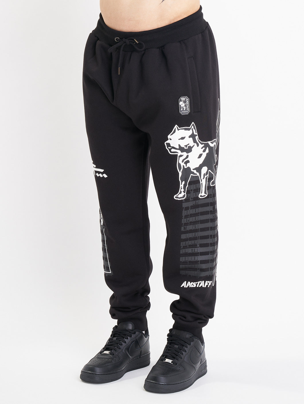 Amstaff Lucian Sweatpants Black - Amstaff Wear