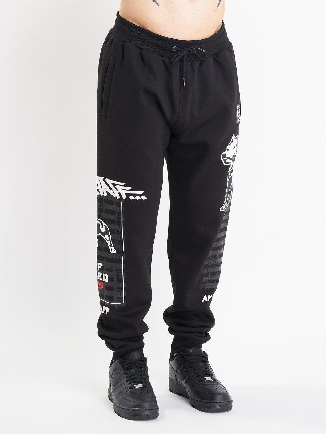 Amstaff Lucian Sweatpants Black - Amstaff Wear
