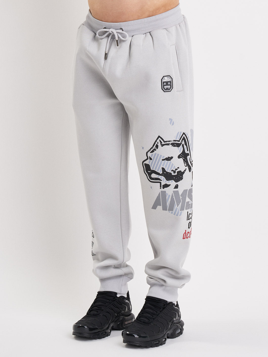 Amstaff Milian Sweatpants Stone Grey - Amstaff Wear