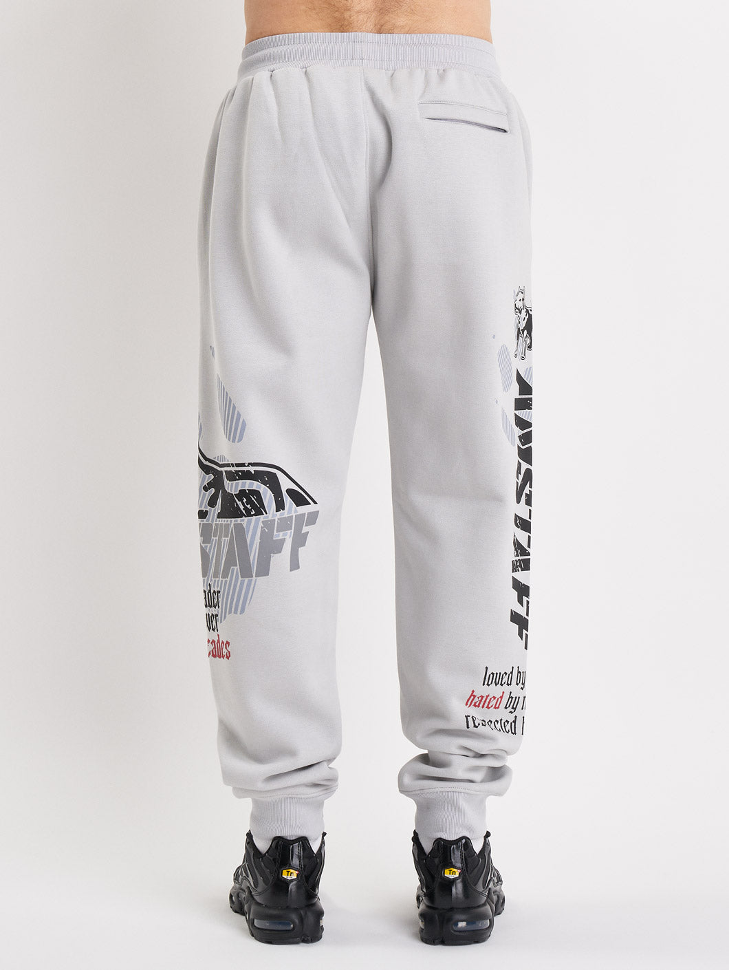 Amstaff Milian Sweatpants Stone Grey - Amstaff Wear