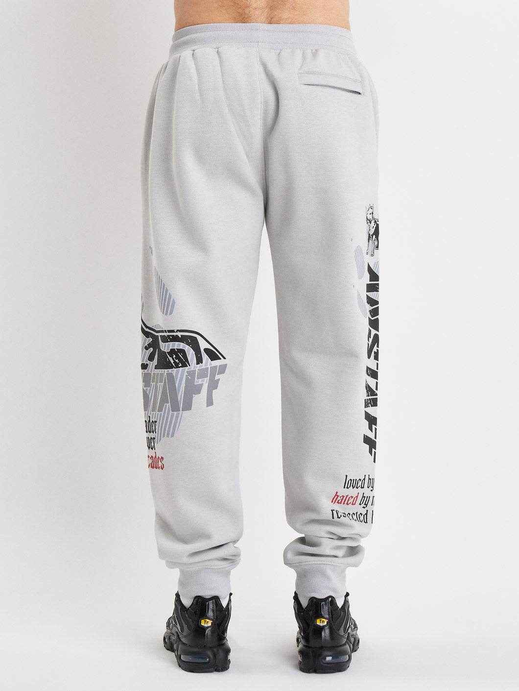 Amstaff Milian Sweatpants Stone Grey - Amstaff Wear