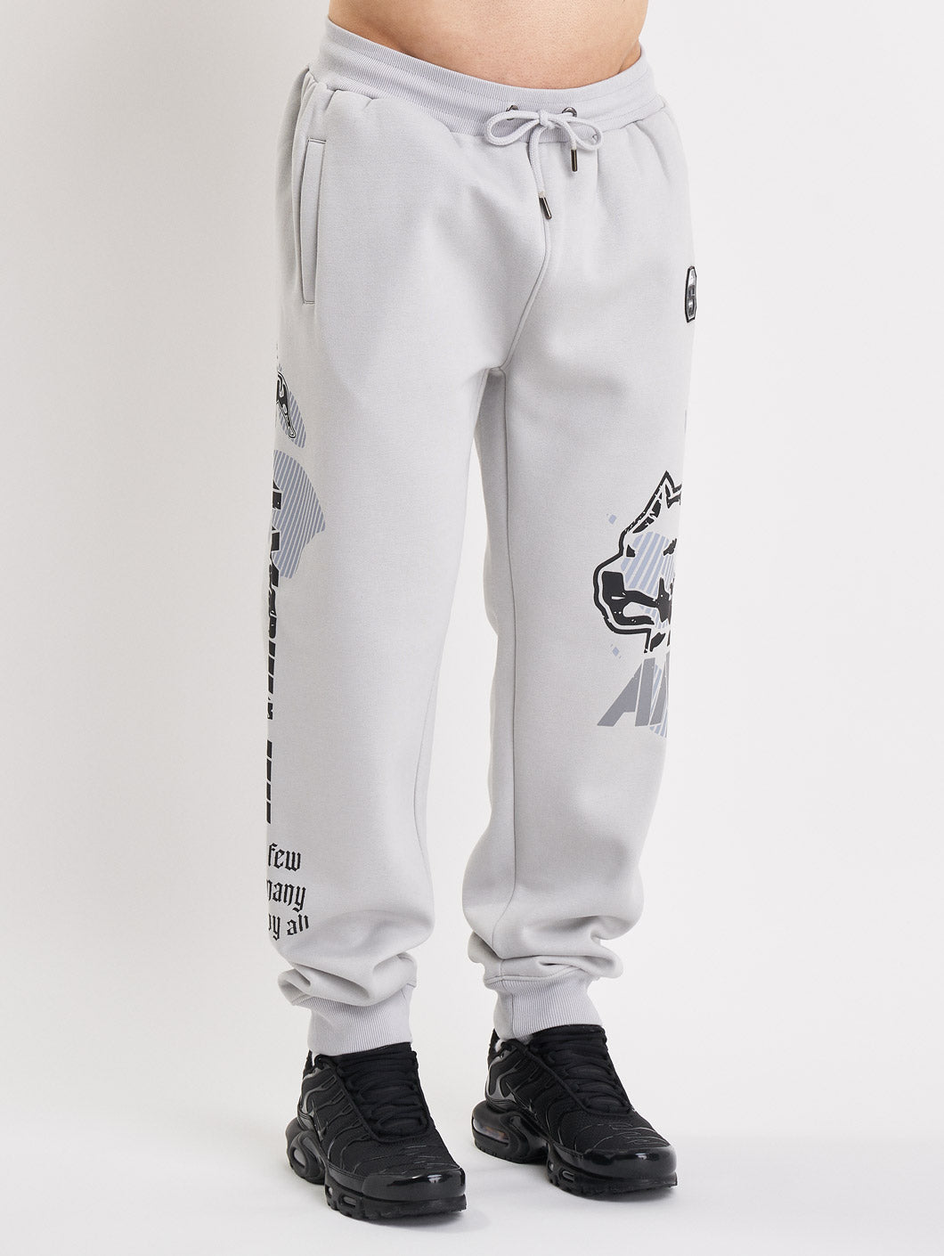 Amstaff Milian Sweatpants Stone Grey - Amstaff Wear