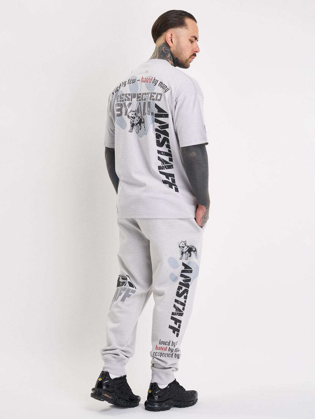 Amstaff Milian Sweatpants Stone Grey - Amstaff Wear