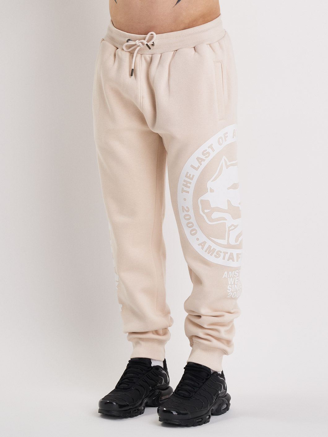 Amstaff Valtor Sweatpants Creamwood - Amstaff Wear