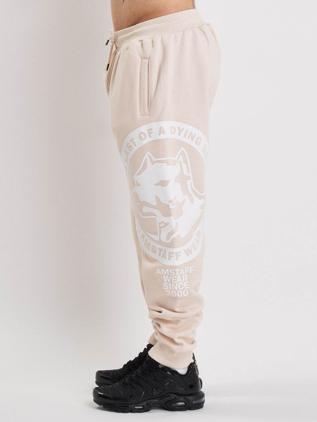Amstaff Valtor Sweatpants Creamwood - Amstaff Wear