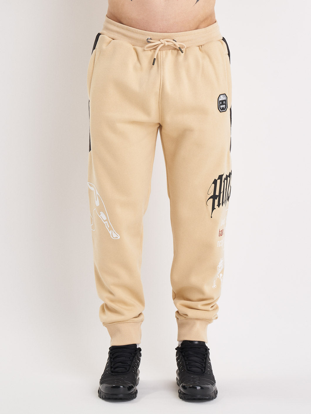 Amstaff Weldon Sweatpants Beige - Amstaff Wear