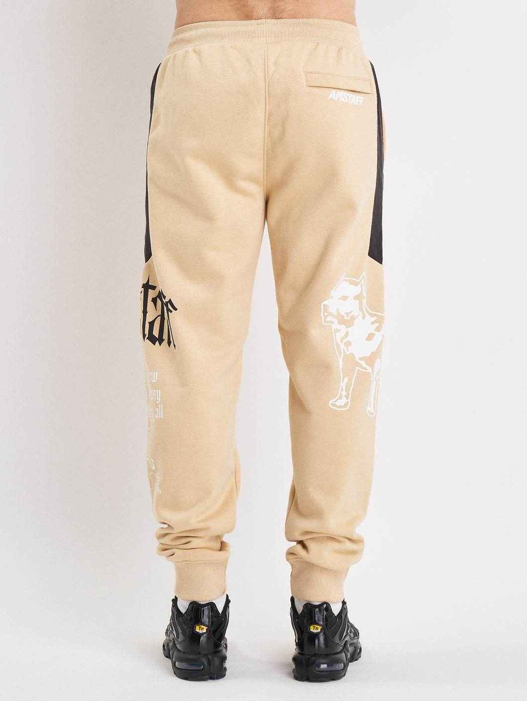 Amstaff Weldon Sweatpants Beige - Amstaff Wear