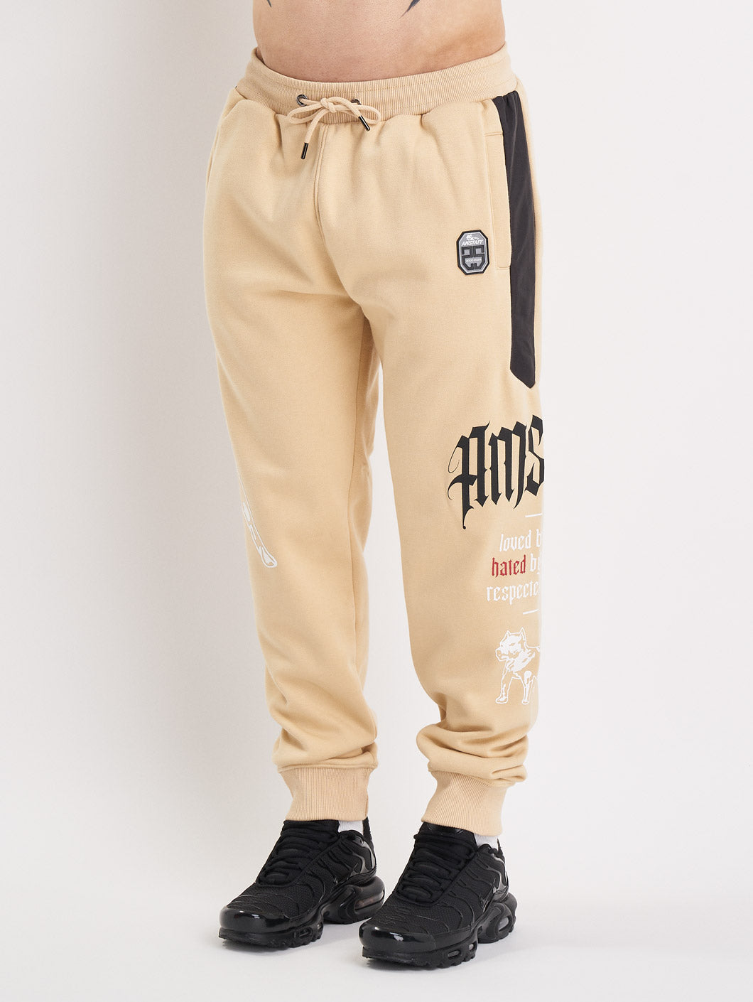 Amstaff Weldon Sweatpants Beige - Amstaff Wear