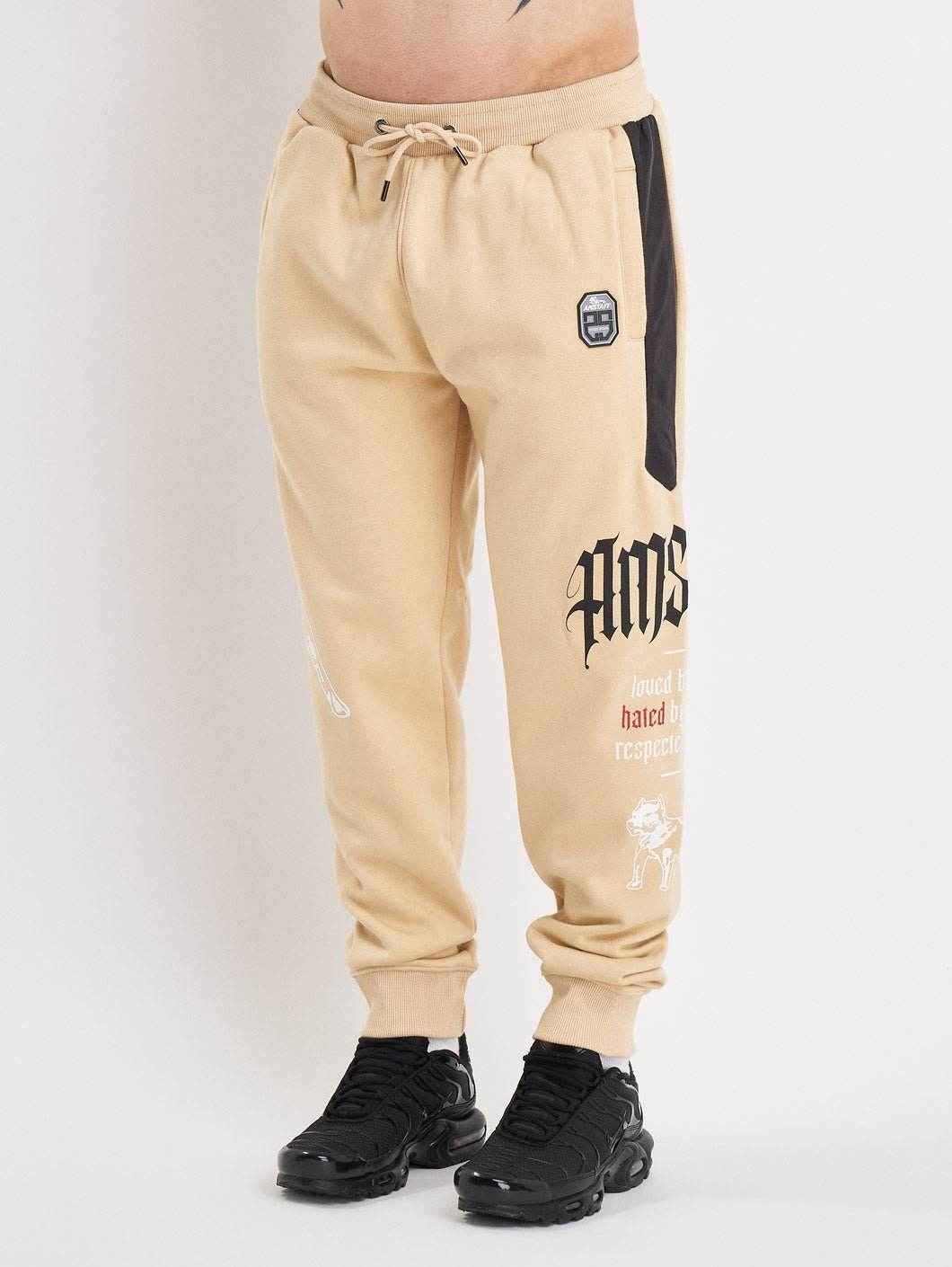 Amstaff Weldon Sweatpants Beige - Amstaff Wear