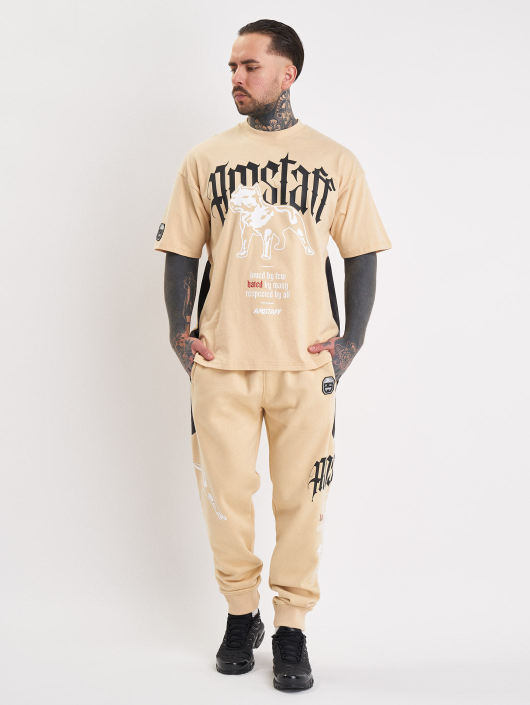 Amstaff Weldon Sweatpants Beige - Amstaff Wear