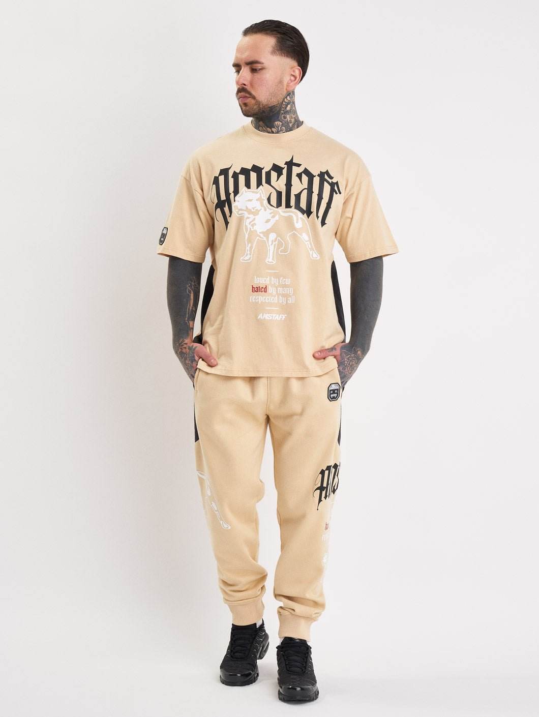 Amstaff Weldon Sweatpants Beige - Amstaff Wear