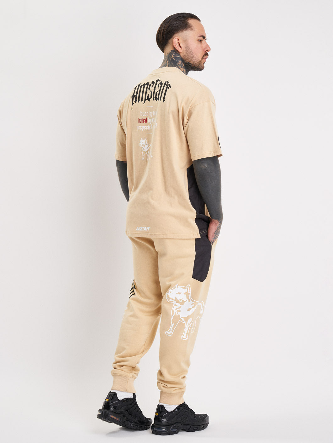 Amstaff Weldon Sweatpants Beige - Amstaff Wear