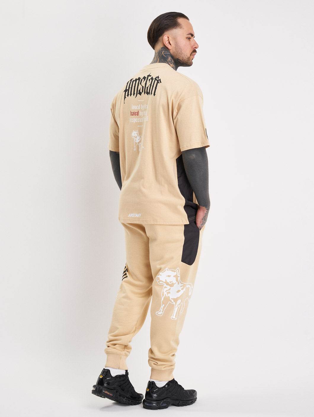 Amstaff Weldon Sweatpants Beige - Amstaff Wear