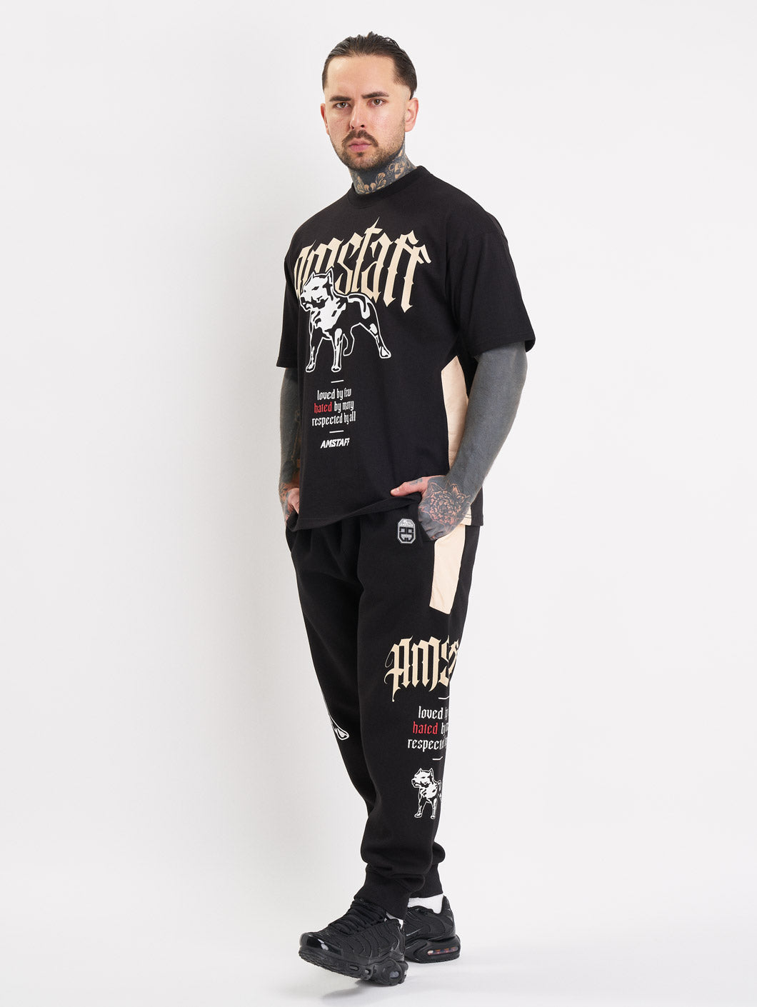 Amstaff Weldon Sweatpants Black - Amstaff Wear