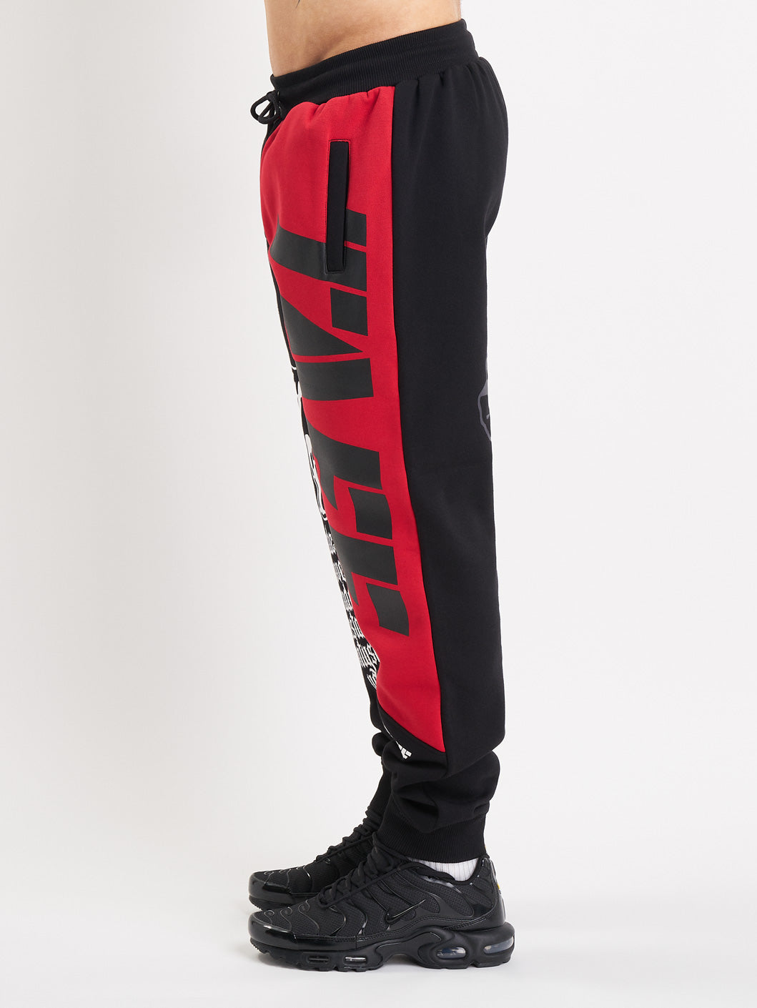 Amstaff Mavor Sweatpants Black Red