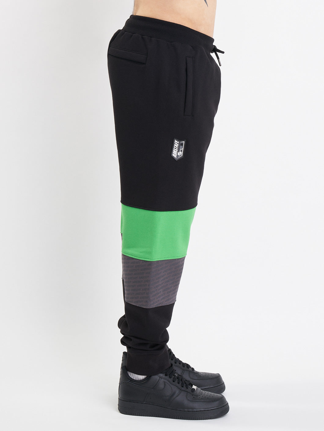 Amstaff Masho Sweatpants Black Grey Green - Amstaff Wear