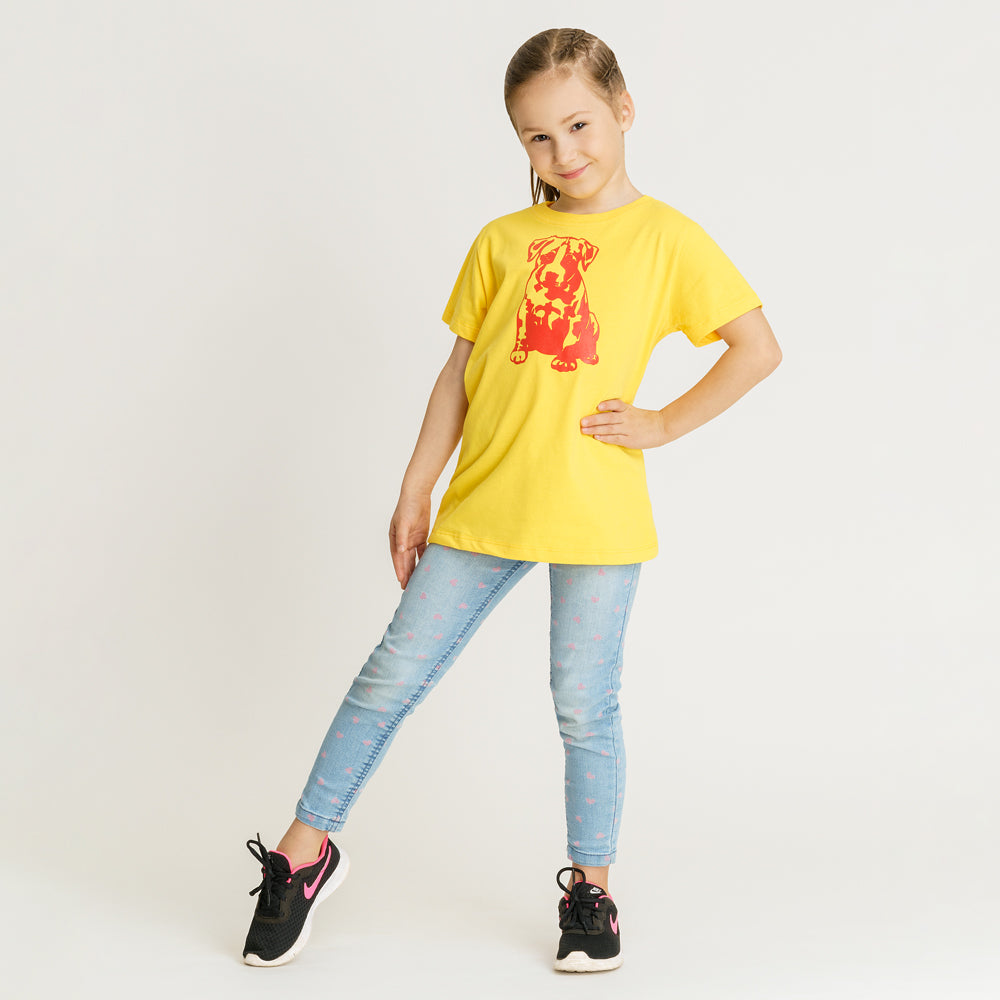 Babystaff Kids Logo T-Shirt Yellow