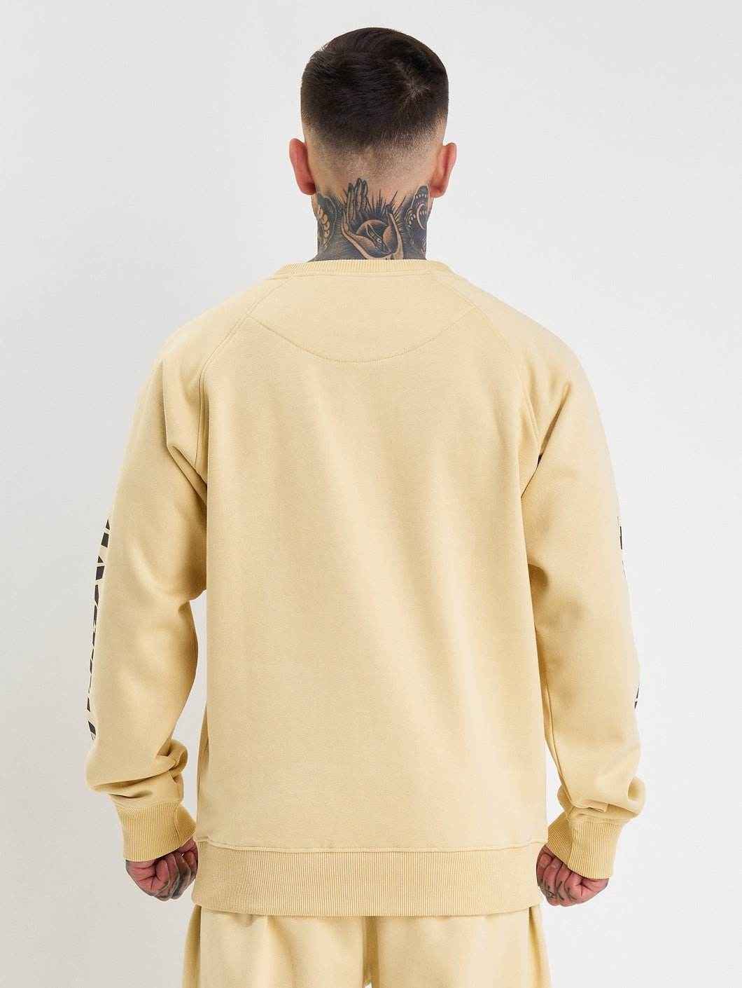 Amstaff Logo 2.0 Sweatshirt Vanilla Cream - Amstaff Wear