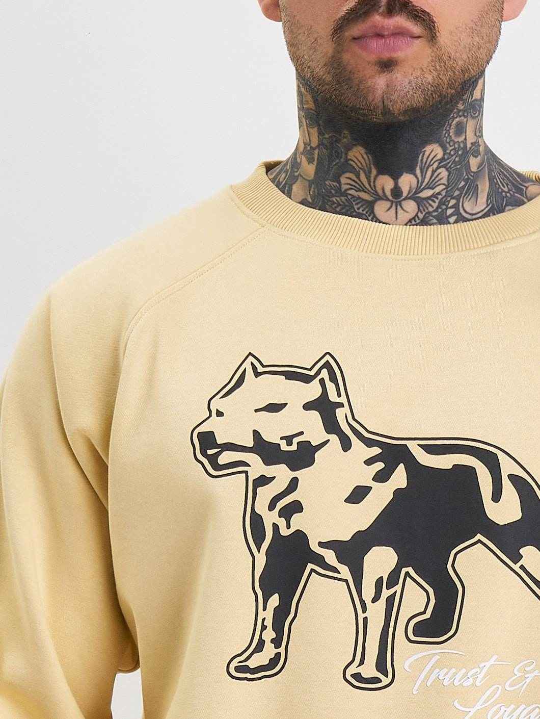 Amstaff Logo 2.0 Sweatshirt Vanilla Cream - Amstaff Wear