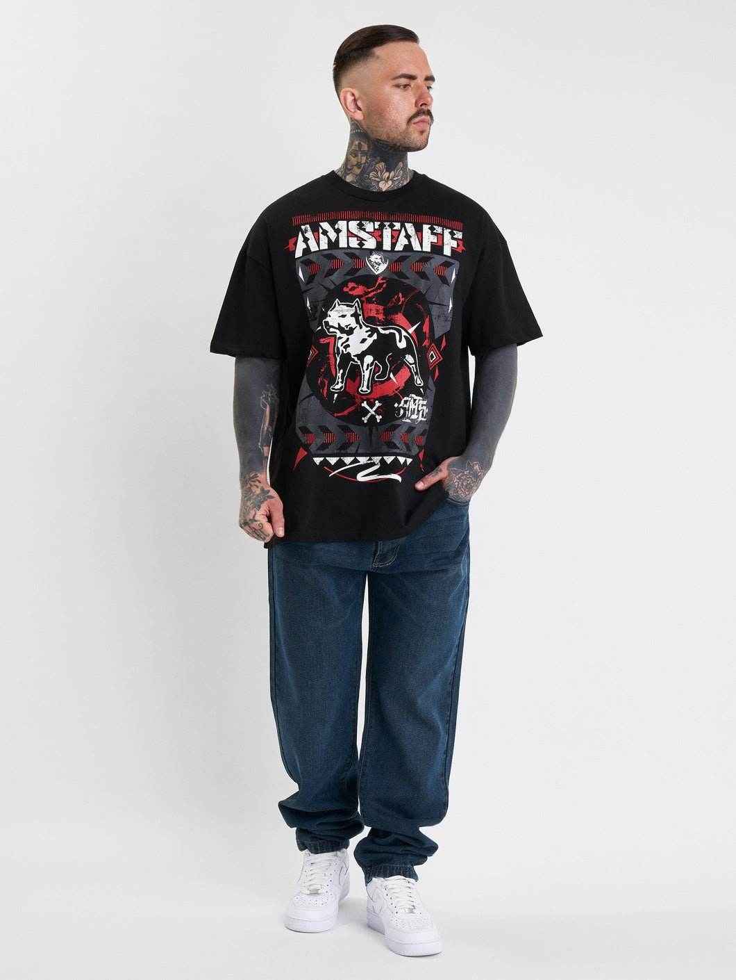 Amstaff Marouk T-Shirt Black - Amstaff Wear