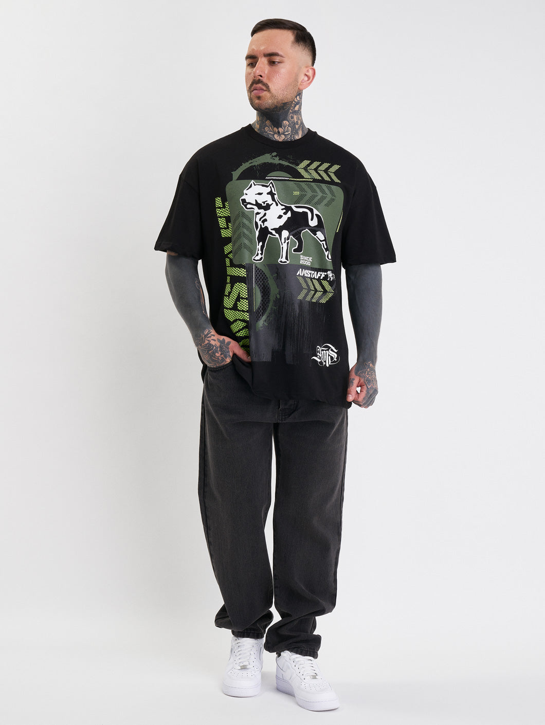 Amstaff Ninjo T-Shirt Black - Amstaff Wear