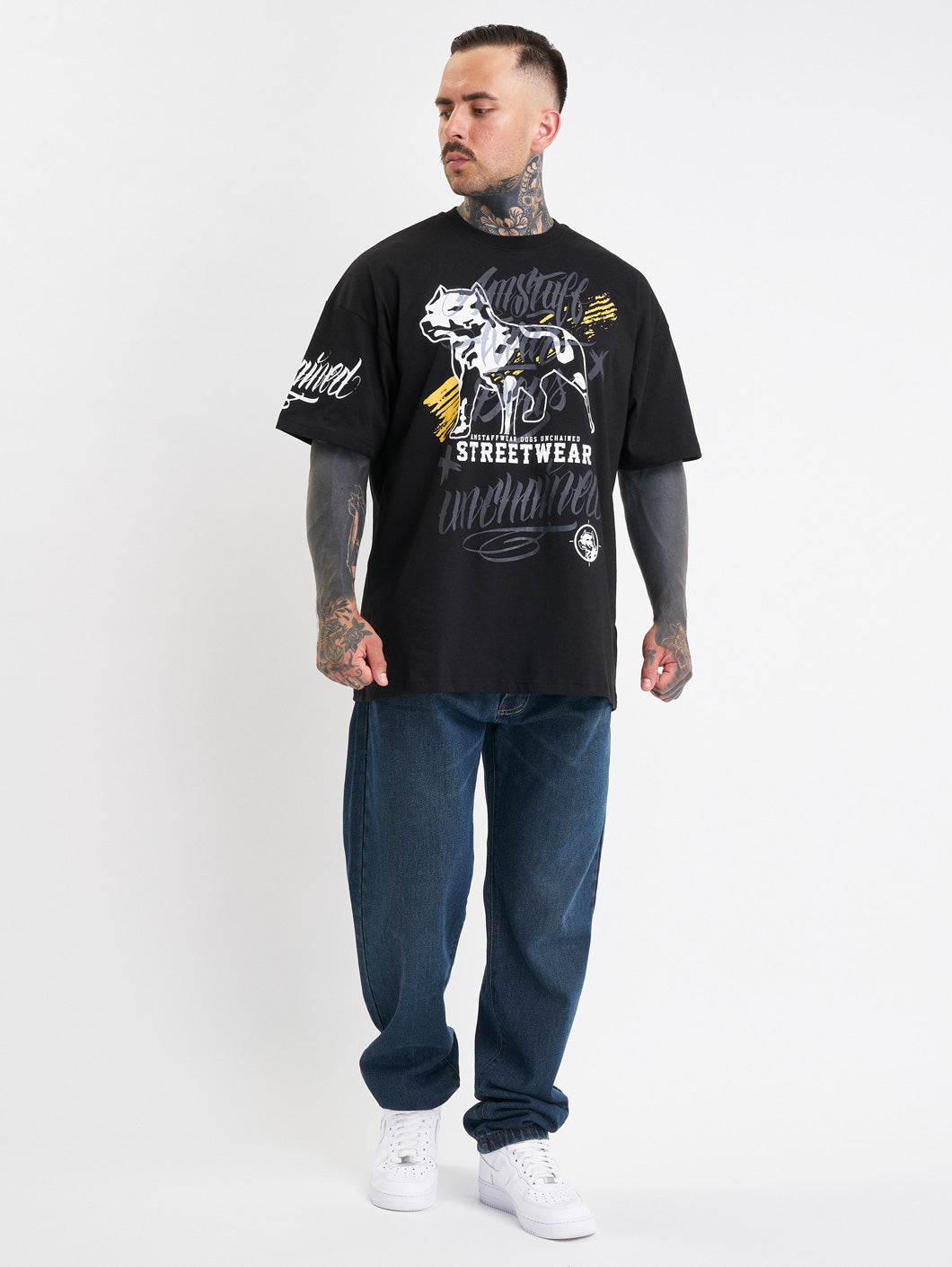 Amstaff Baton T-Shirt Black - Amstaff Wear