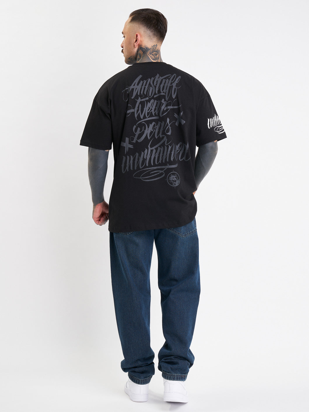 Amstaff Baton T-Shirt Black - Amstaff Wear
